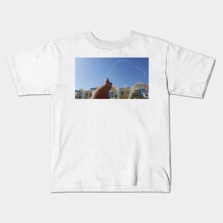 Walrus fountain at children park Kids T-Shirt